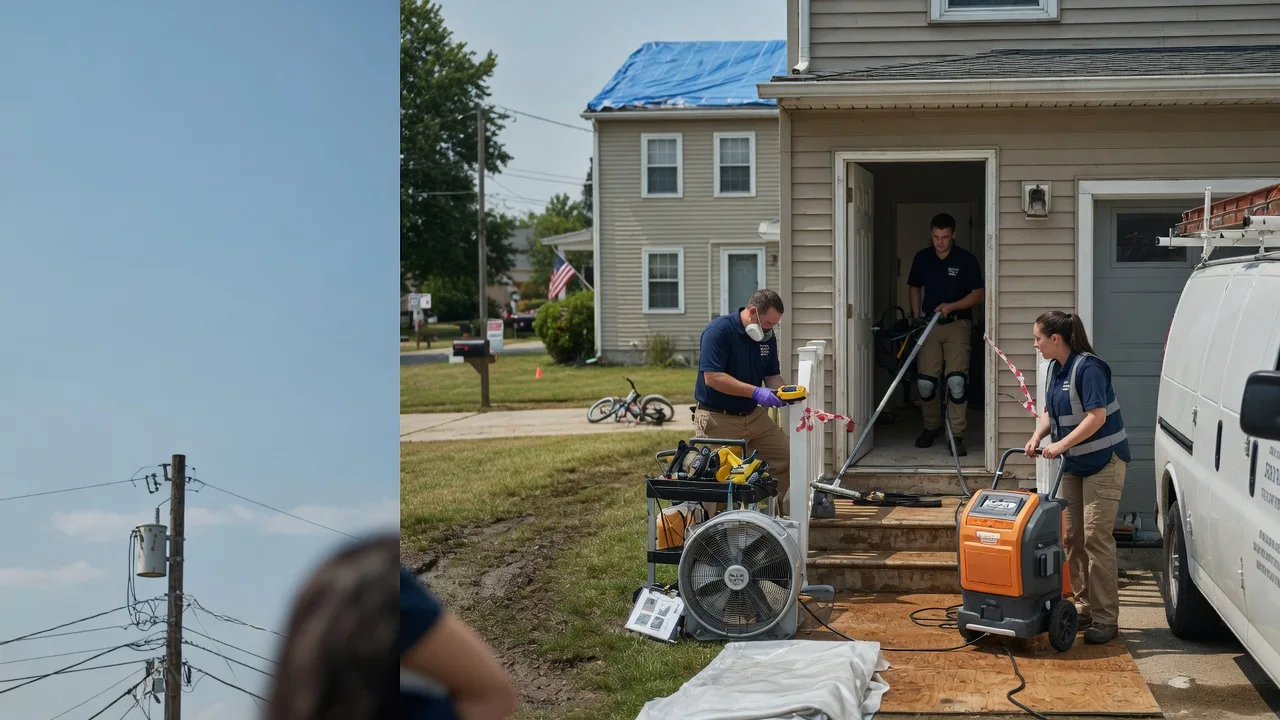 Water Damage Repair in Brackney, PA near me